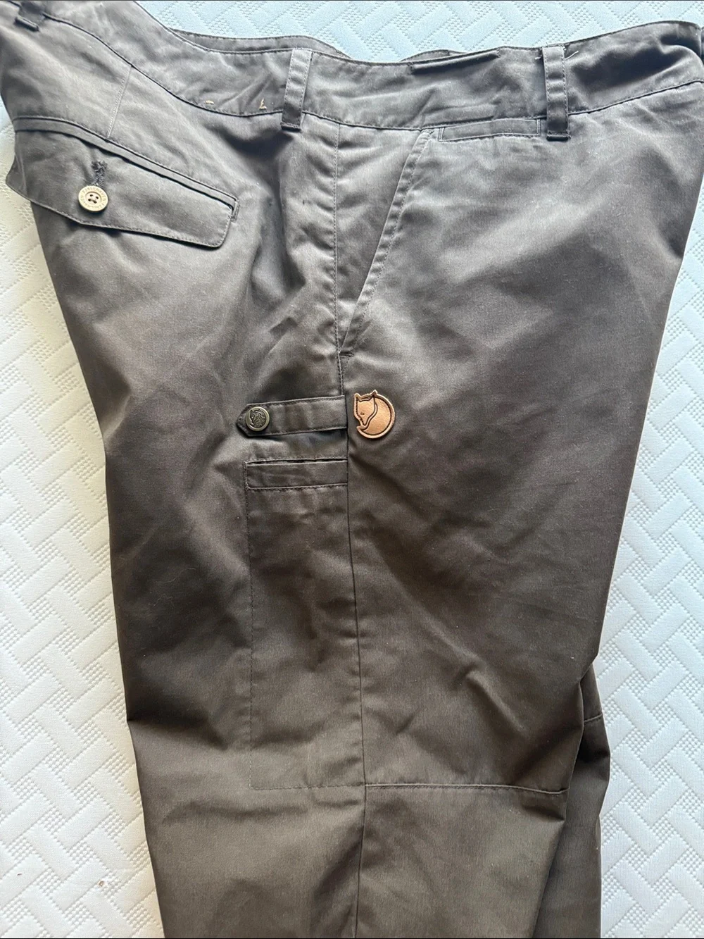 Fjallraven G-1000 Men's Hiking Pants Trousers Brown Size EU 50 US 33 34 Long
